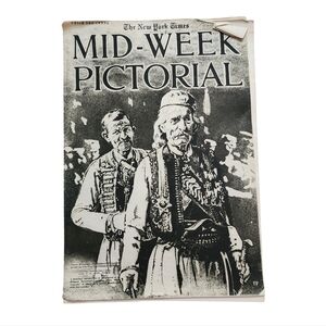 THE NEW‎ YORK TIMES Mid-Week Pictorial Antique December 30, 1915